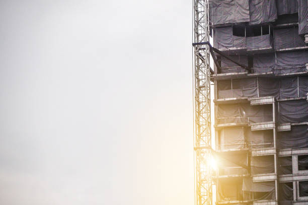 istock building construction at the industrial area 683293900
