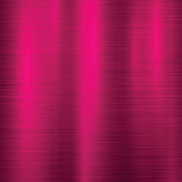 Metal magenta technology background Magenta metal abstract technology background with polished, brushed texture, chrome, silver, steel, aluminum for design concepts, wallpapers, web, prints, posters, interfaces. Vector illustration. abstract aluminum backgrounds close up stock illustrations