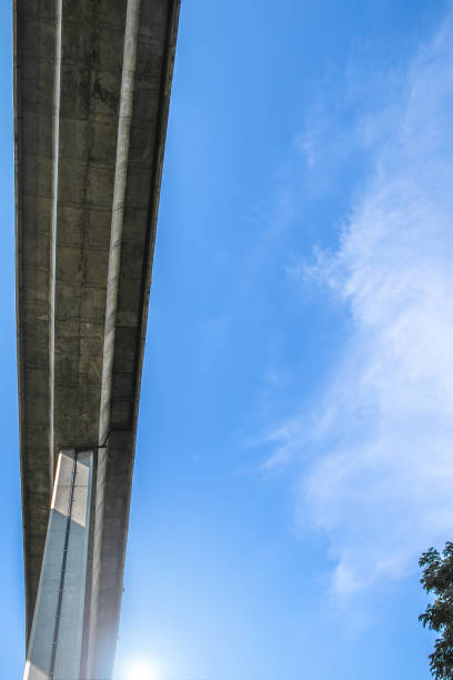 istock Bridge. Architecture lines under the bridge, Elevated expressway, bangkok, thailand 683313934