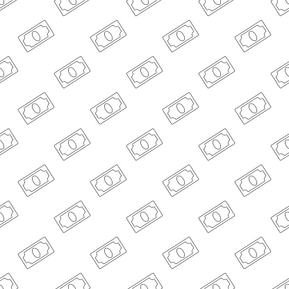 Pattern Dolar Dollar Pattern Seamless Stock Illustration - Download Image Now ...