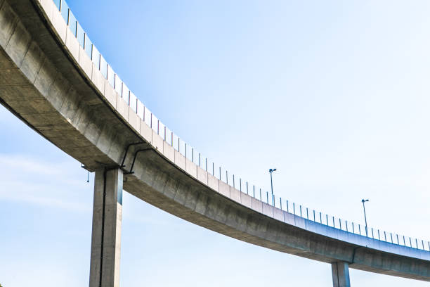 istock Bridge. Architecture lines under the bridge, Elevated expressway, bangkok, thailand 683323052
