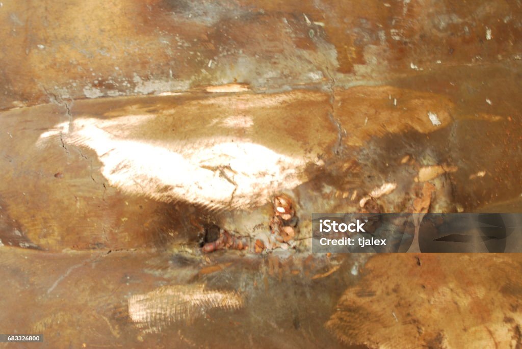 Gold mixed with copper metals Backgrounds Stock Photo