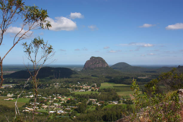 View from Mount Ngungun, Tibrogargan at Glass House Mountains