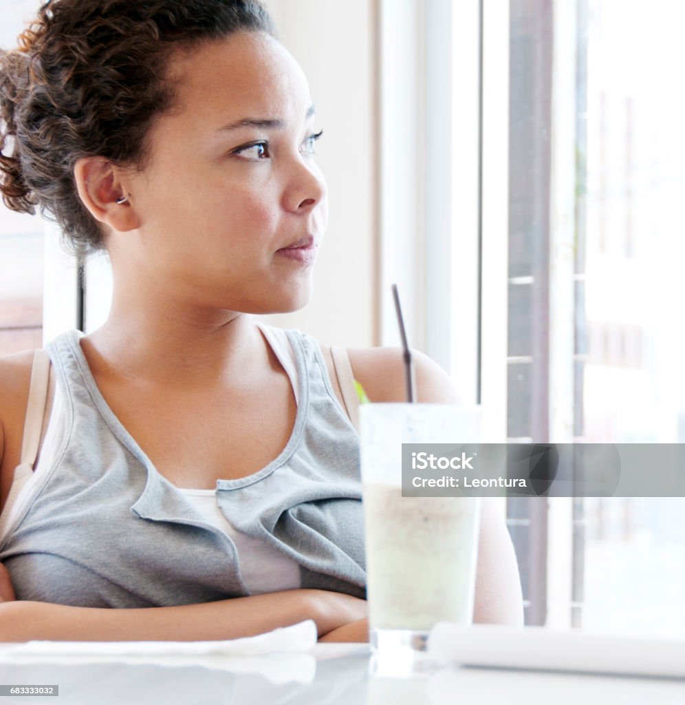 Cafe Cafe. Adult Stock Photo