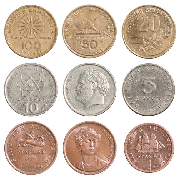 istock Greek drachmas coin 683334282
