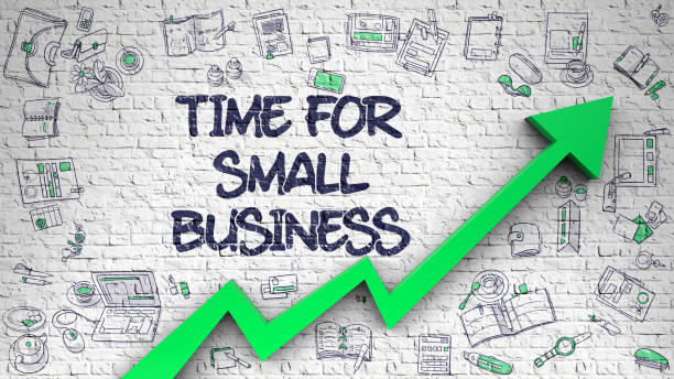 istock Time For Small Business Drawn on White Brickwall 683336576