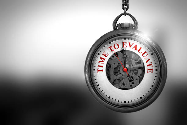 istock Time To Evaluate on Watch Face. 3D Illustration 683337074