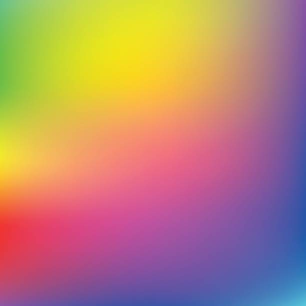ilustrações de stock, clip art, desenhos animados e ícones de light rainbow mesh vector background - color swatch print color image spectrum