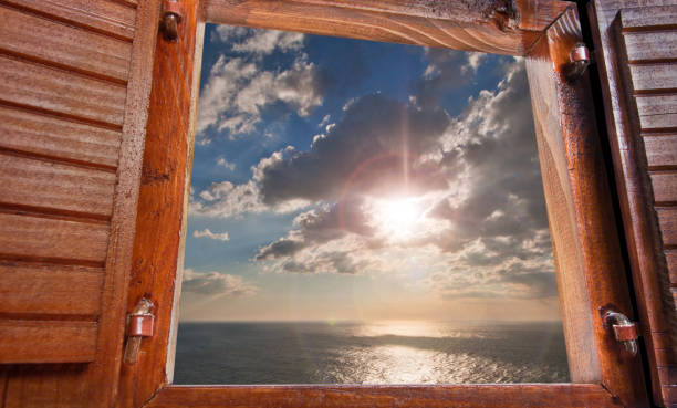 istock View from the window to the sea 683352872