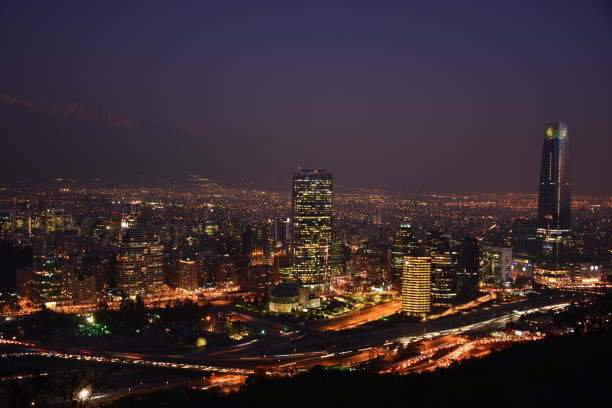 istock Sunset clouds in Santiago, Chile 683363360