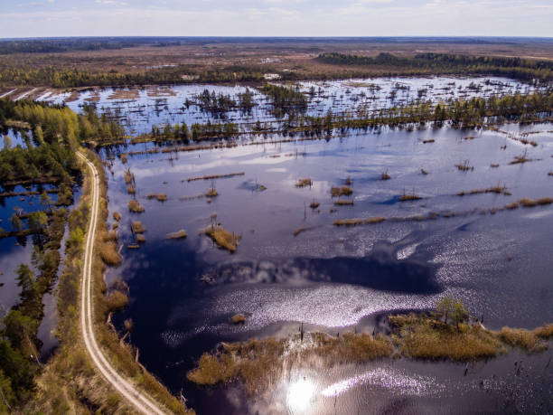 istock drone image. aerial view of rural area 683366328