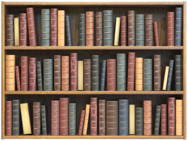 istock Vintage books on bookshelf. Education library book store concept. 683367028