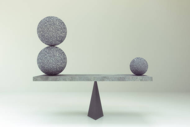 istock abstract geometric ball on balance board 683385628
