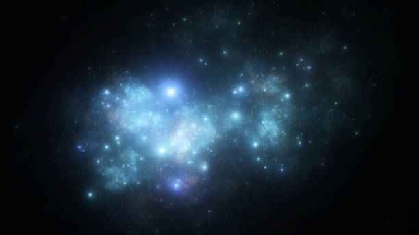 istock Abstract fractal illustration looks like galaxies 683398426