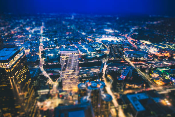 A stock photo of Downtown Los Angeles, California. Perfect for designs or articles about LA, Southern California or Hollywood.