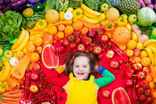 istock Healthy fruit and vegetable nutrition for kids 683414982