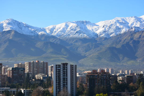 istock Mount Andes during winter in Santiago, Chile 683428348