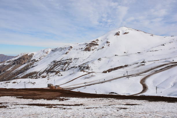 istock landscape and ski resort in Santiago, Chile 683438036
