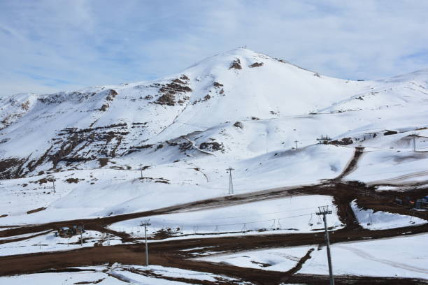 istock landscape and ski resort in Santiago, Chile 683438100