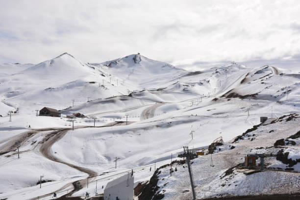 istock landscape and ski resort in Santiago, Chile 683438116