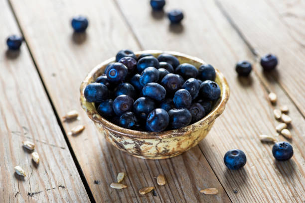 The Blueberry Bowl stock photo