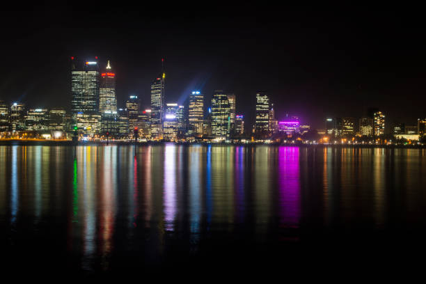 istock Perth city at night, view from South Perth, Western Australia 683441590