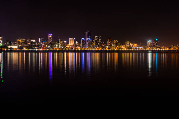 istock Perth city at night, view from South Perth, Western Australia 683441602
