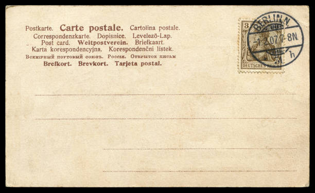 istock vintage blank German postcard sent from Berlin in early 20th century 683455516