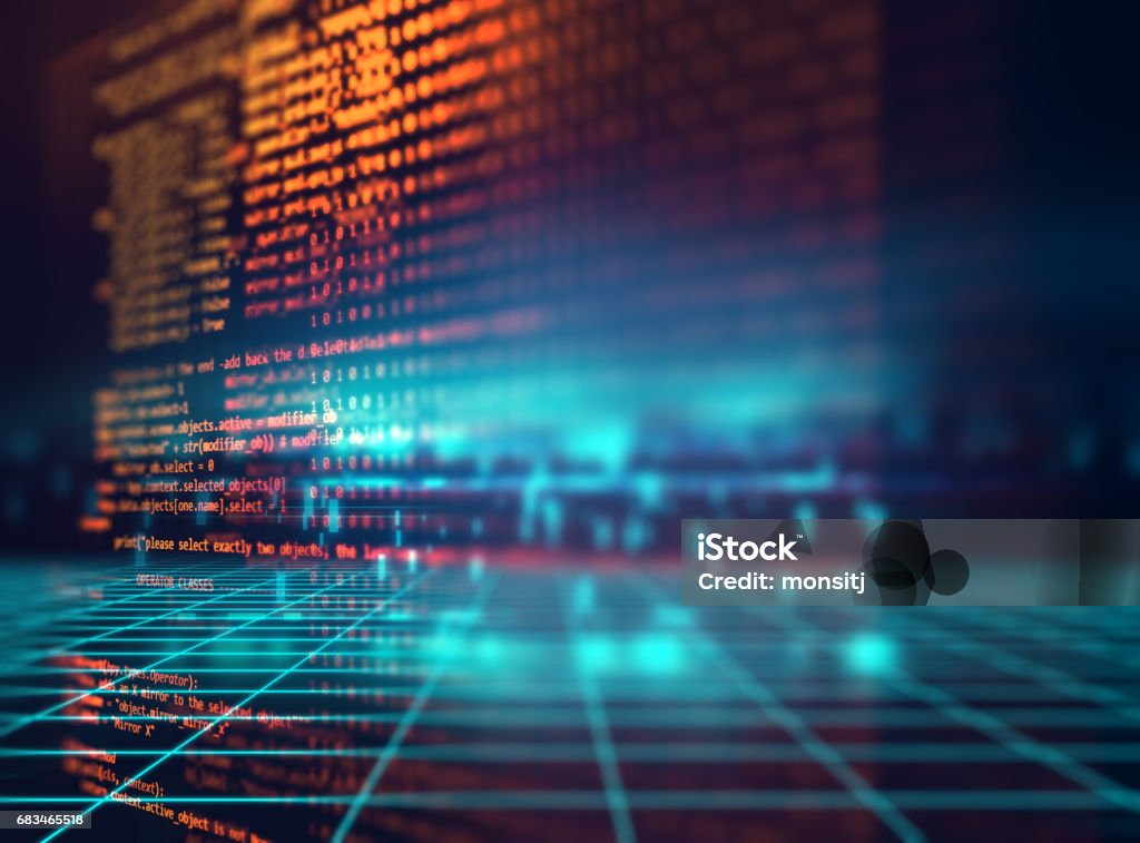 Programming Code Abstract Technology Background Stock Photo - Download ...