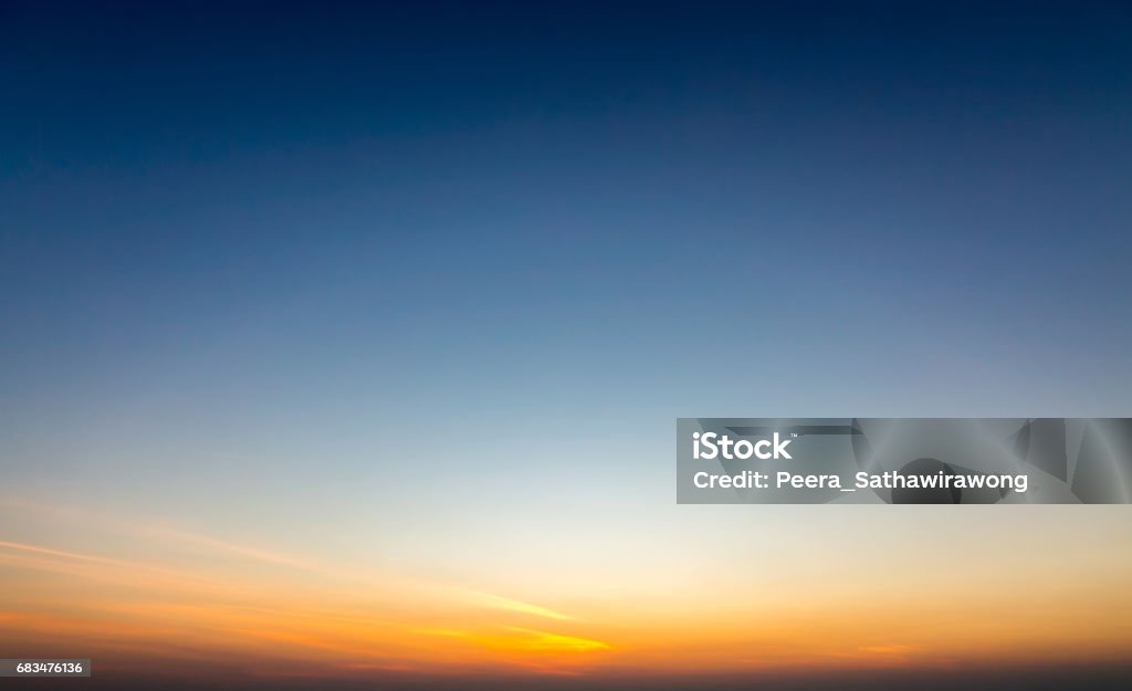 Sunset sky Sunset sky and cloud background Dusk Stock Photo