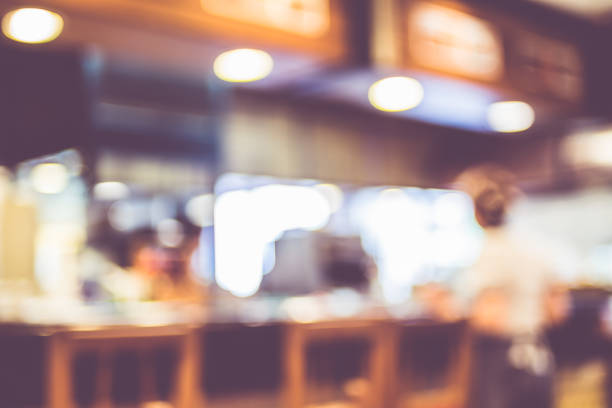 istock Blurred background ,Customer at restaurant blur background with bokeh 683480408