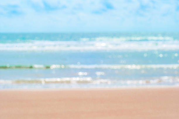istock Seaside view of Empty sea and beach for copy space. 683490628