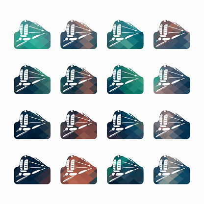 Train icon collection