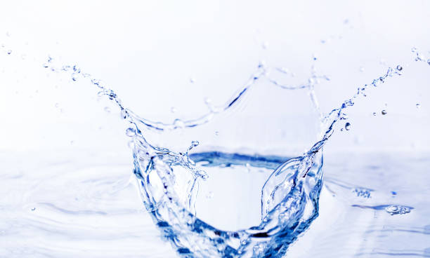 istock Splash of water drop in closeup 683500666