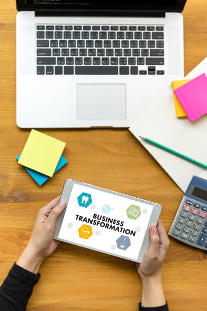 istock Digital BUSINESS TRANSFORMATION  , Hi-tech technological Digital and About Digital Marketing 683500932