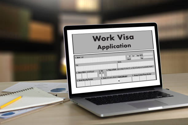 istock Visa Application  Form Immigration Employment Recruitment 683500984