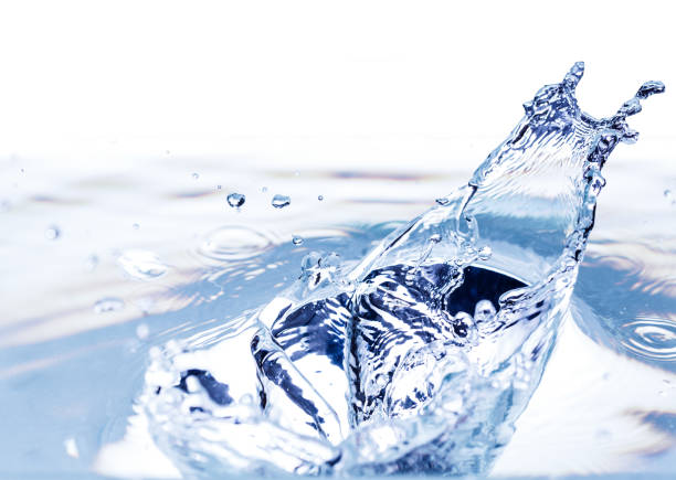 istock Splash of water drop in closeup 683504262