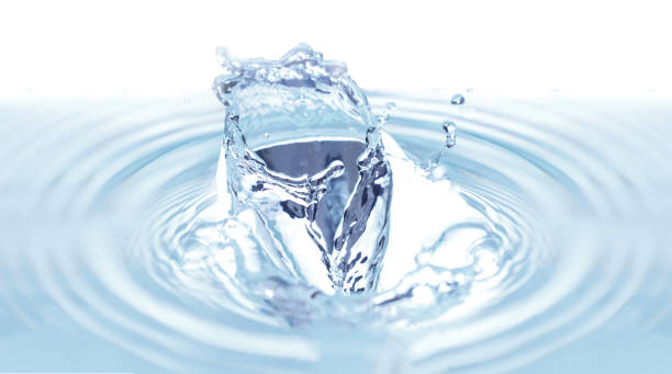 istock Splash of water drop in closeup 683504620