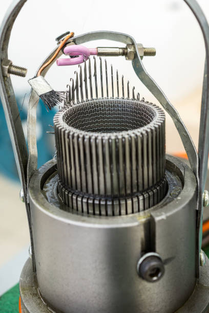istock Mechanism for making metal braiding 683504908