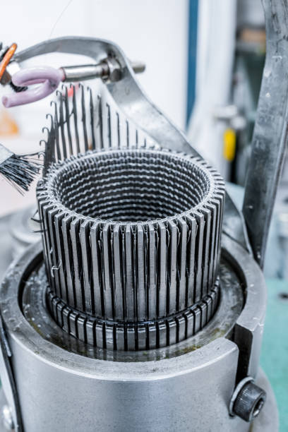 istock Mechanism for making metal braiding 683505160