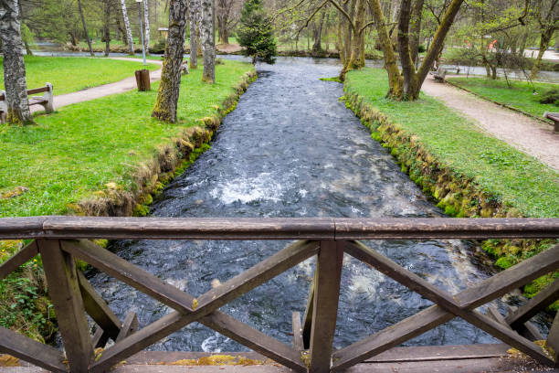 istock Beginning river Bosna at Nature park Vrelo Bosne 683518980