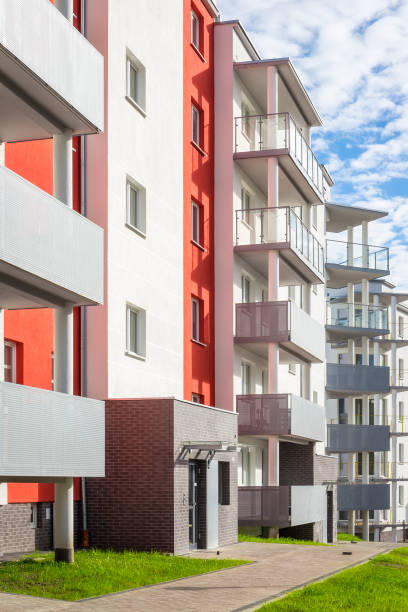 istock New modern complex of apartment buildings 683522408