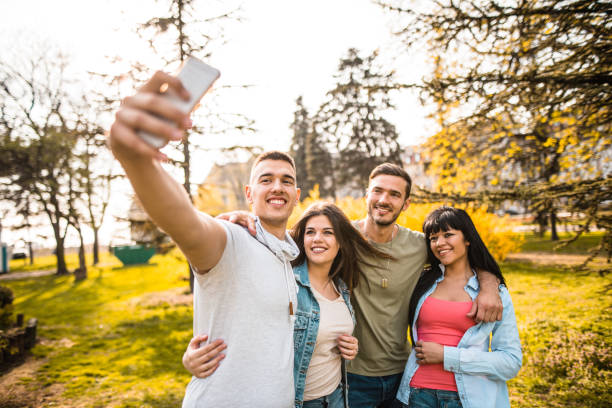 istock group of friends take a selfie togetherness 683524230