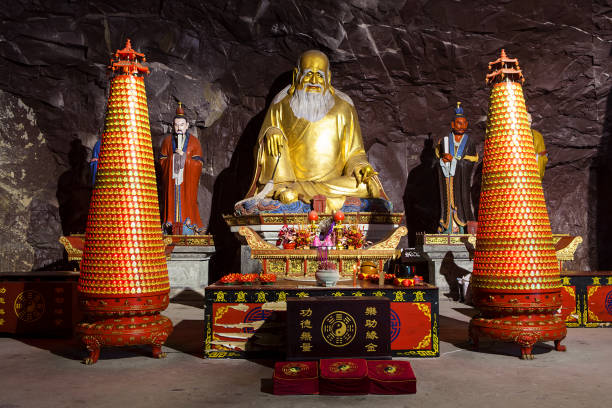 istock Wonderful Dao Statue in China cave monastery. 683530822