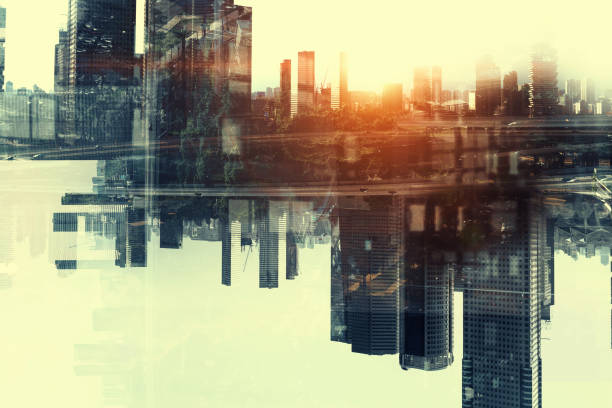 istock Business city background 683538852