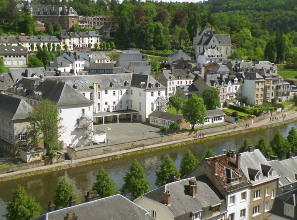 istock Cityscape of Bouillon along the Semois river 683539412