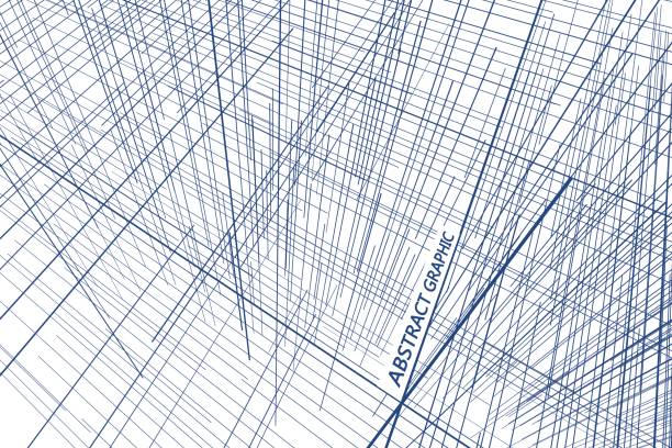istock Perspective of the lines composed of abstract graphic design. 683539726