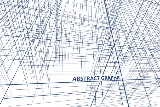 istock Perspective of the lines composed of abstract graphic design. 683539728