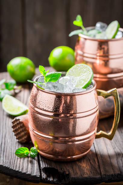 istock Refreshing and cold cocktail made of soda and citrus 683544728
