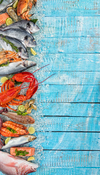 istock Many kind of seafood, served on crushed ice 683545864